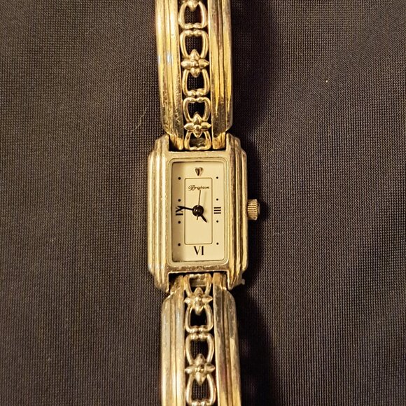 Brighton BERKELEY Watch Silver Plated Ornate Retired Rectangular Watch - Picture 2 of 7